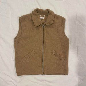90s Wool Zip-up Vest